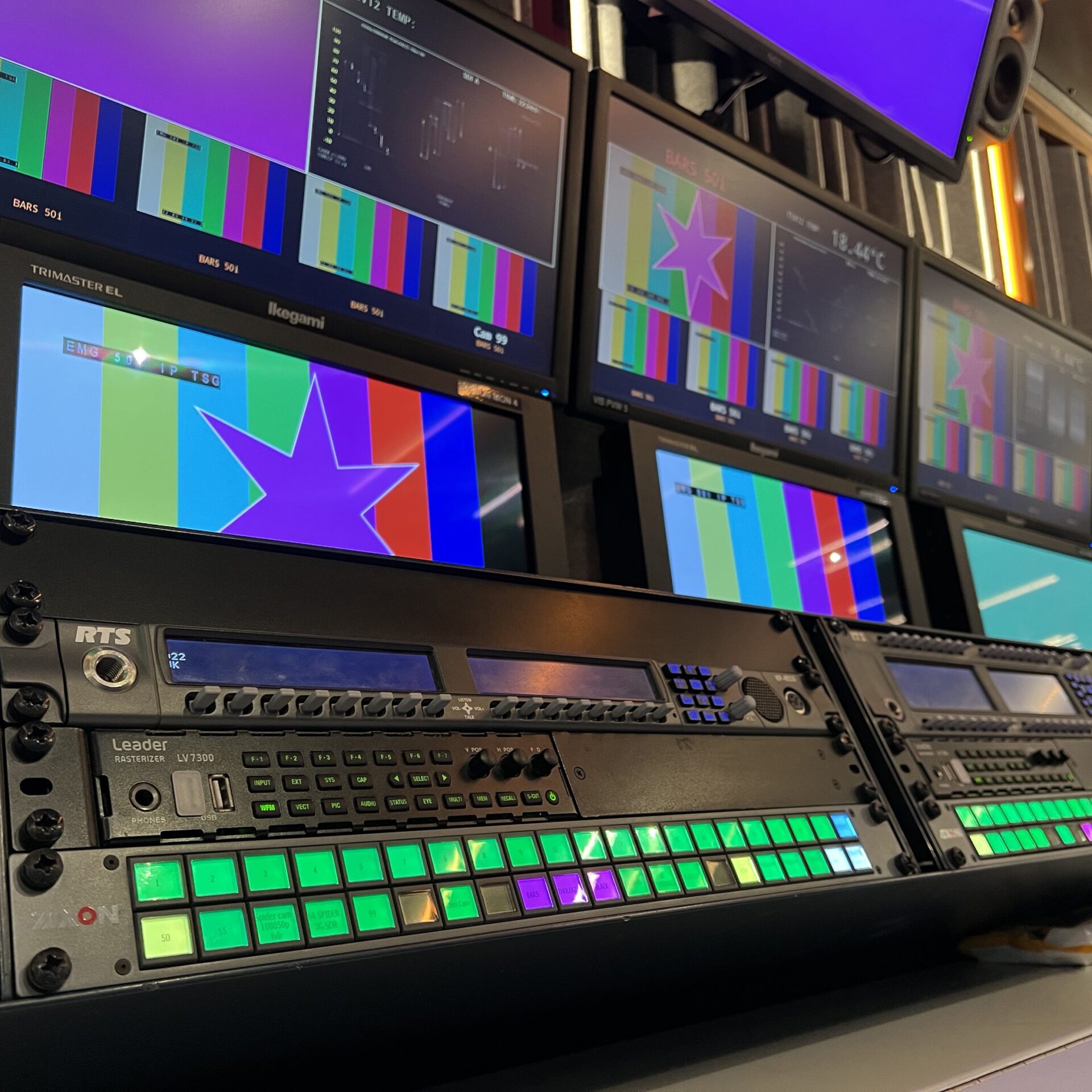 EMG Chooses Leader LV7300 Multiscreen Rasterizers for New Mobile Production Vehicles
