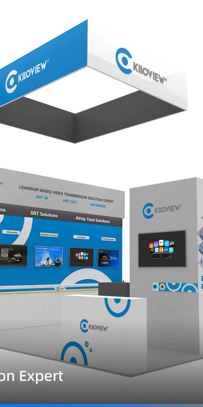 Kiloview Demonstrates Comprehensive Solution for IP-based Video Transmission At NAB 2023