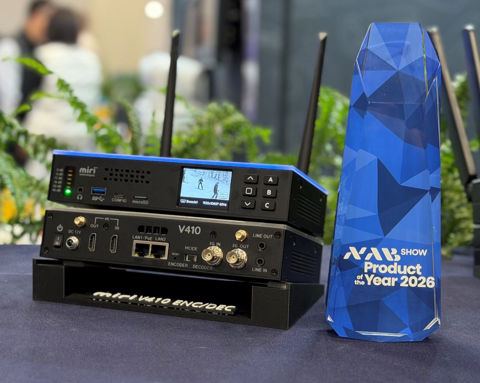 Miri V410 Encoder/Decoder Wins 2026 NAB Show Product of the Year Award