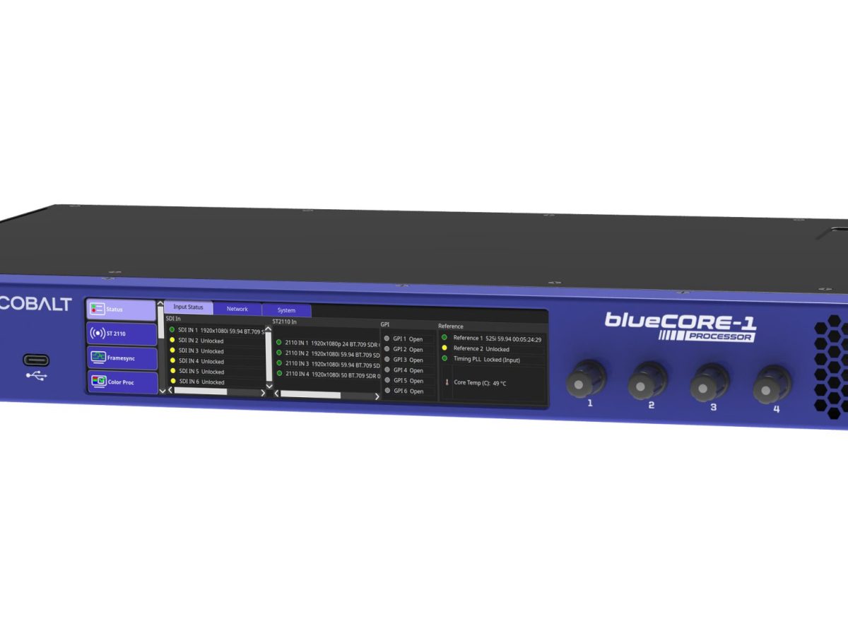 Cobalt Digital’s BroadcastAsia Line-up Highlights Flexible End-to-End IPMX/ST 2110 Ecosystem